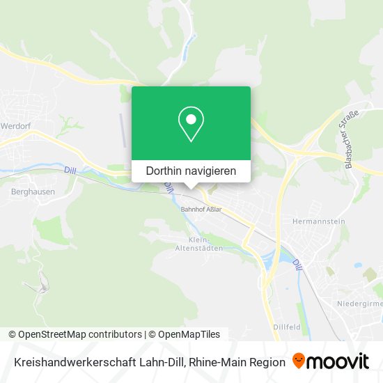 Kreishandwerkerschaft Lahn-Dill Karte