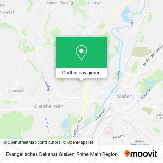 Evangelisches Dekanat Gießen Karte