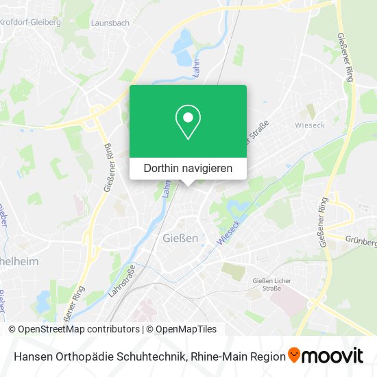 Hansen Orthopädie Schuhtechnik Karte