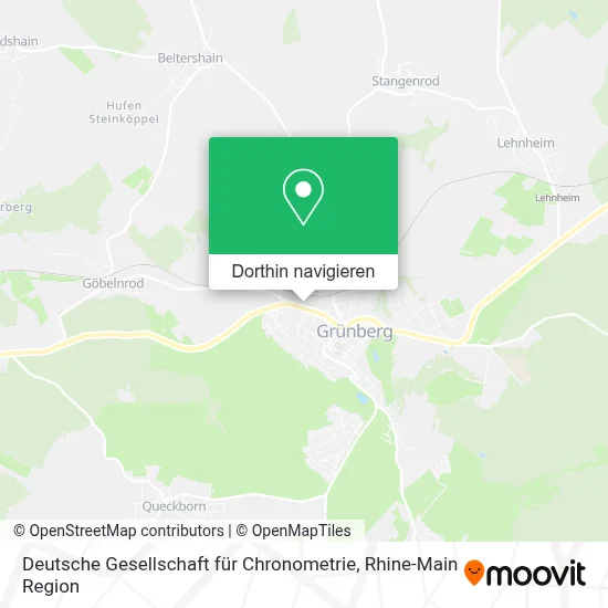 Deutsche Gesellschaft für Chronometrie Karte