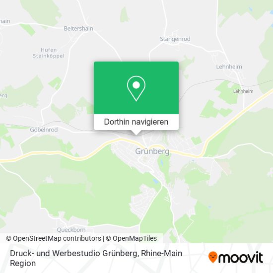 Druck- und Werbestudio Grünberg Karte