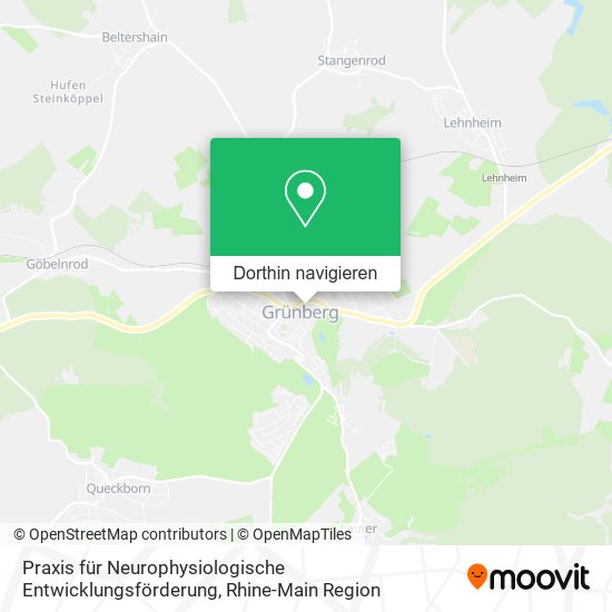 Praxis für Neurophysiologische Entwicklungsförderung Karte