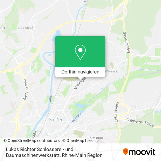 Lukas Richter Schlosserei- und Baumaschinenwerkstatt Karte