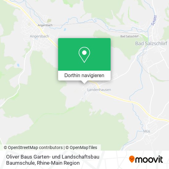 Oliver Baus Garten- und Landschaftsbau Baumschule Karte