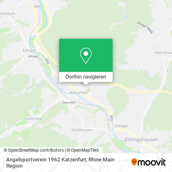 Angelsportverein 1962 Katzenfurt Karte