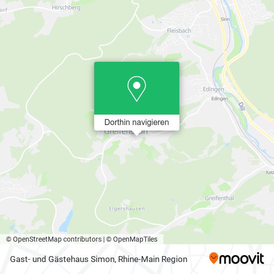 Gast- und Gästehaus Simon Karte