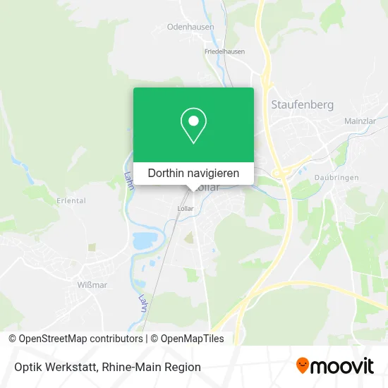 Optik Werkstatt Karte