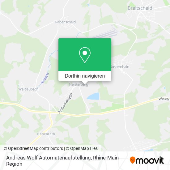 Andreas Wolf Automatenaufstellung Karte