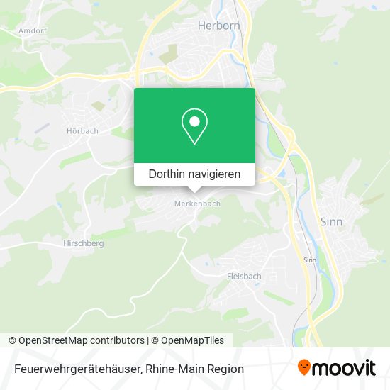 Feuerwehrgerätehäuser Karte