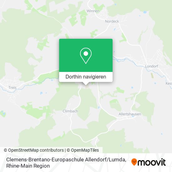 Clemens-Brentano-Europaschule Allendorf / Lumda Karte
