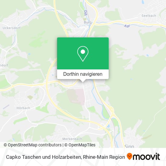 Capko Taschen und Holzarbeiten Karte