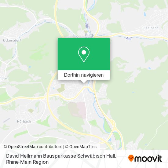 David Hellmann Bausparkasse Schwäbisch Hall Karte