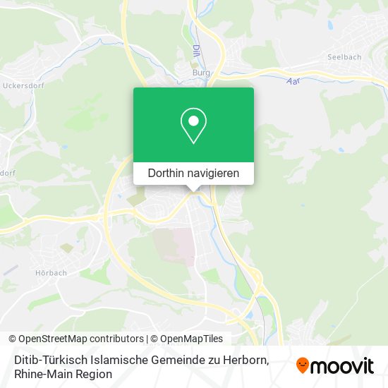 Ditib-Türkisch Islamische Gemeinde zu Herborn Karte
