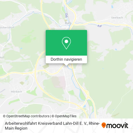 Arbeiterwohlfahrt Kreisverband Lahn-Dill E. V. Karte