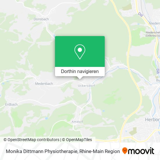 Monika Dittmann Physiotherapie Karte