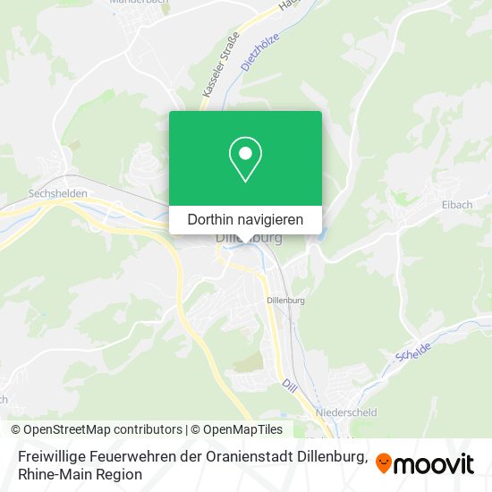 Freiwillige Feuerwehren der Oranienstadt Dillenburg Karte