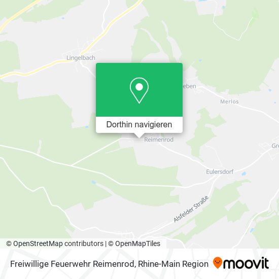 Freiwillige Feuerwehr Reimenrod Karte