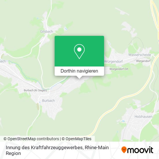 Innung des Kraftfahrzeuggewerbes Karte