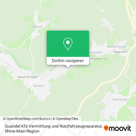 Quandel Kfz-Vermittlung und Nutzfahrzeugreparatur Karte
