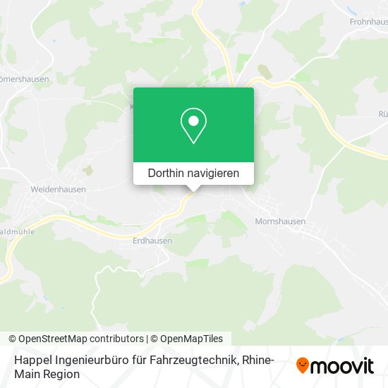 Happel Ingenieurbüro für Fahrzeugtechnik Karte