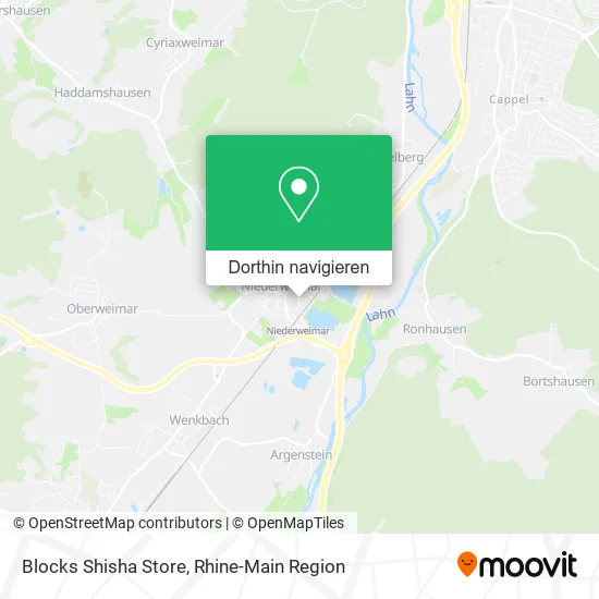 Blocks Shisha Store Karte