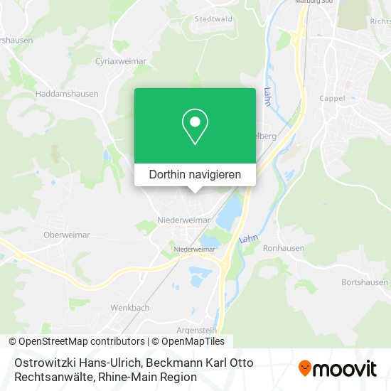 Ostrowitzki Hans-Ulrich, Beckmann Karl Otto Rechtsanwälte Karte