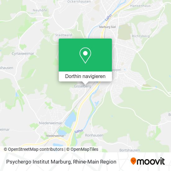 Psychergo Institut Marburg Karte