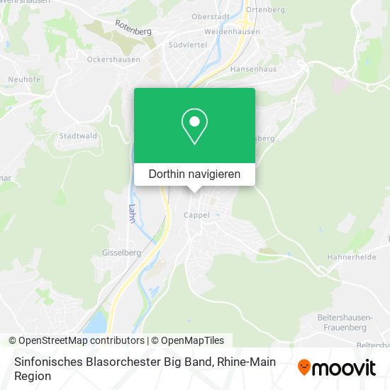 Sinfonisches Blasorchester Big Band Karte