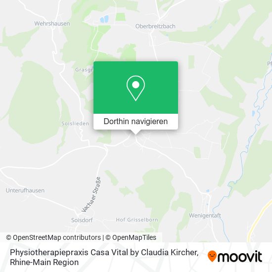 Physiotherapiepraxis Casa Vital by Claudia Kircher Karte