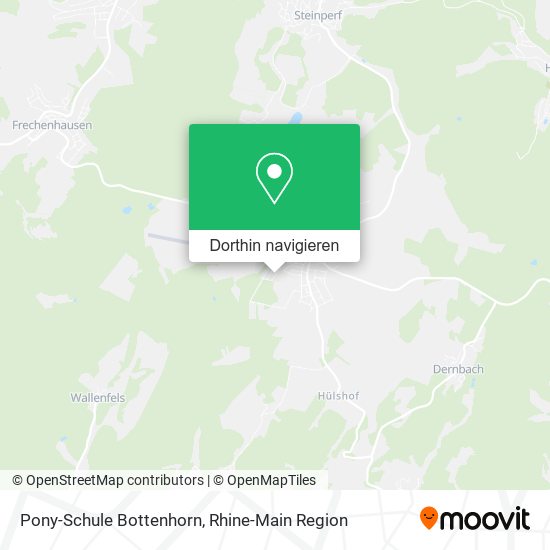Pony-Schule Bottenhorn Karte