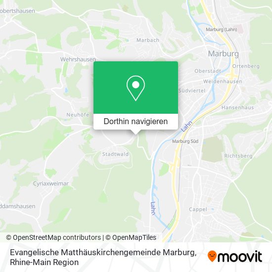 Evangelische Matthäuskirchengemeinde Marburg Karte