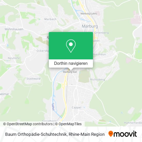 Baum Orthopädie-Schuhtechnik Karte
