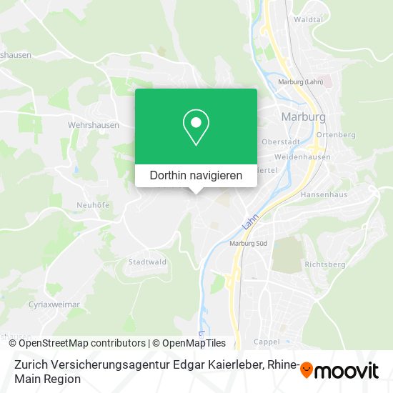 Zurich Versicherungsagentur Edgar Kaierleber Karte