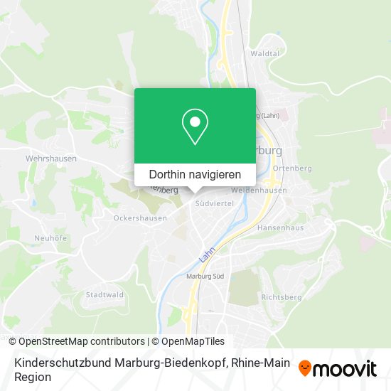 Kinderschutzbund Marburg-Biedenkopf Karte