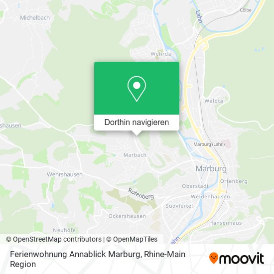 Ferienwohnung Annablick Marburg Karte