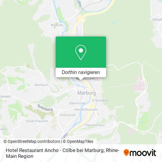Hotel Restaurant Ancho - Cölbe bei Marburg Karte