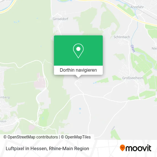 Luftpixel in Hessen Karte