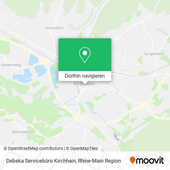 Debeka Servicebüro Kirchhain Karte