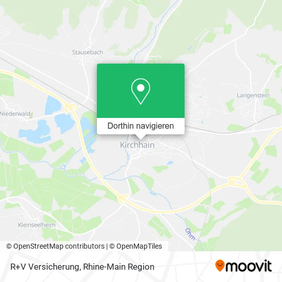 R+V Versicherung Karte