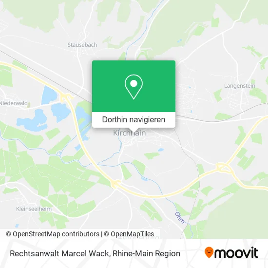 Rechtsanwalt Marcel Wack Karte