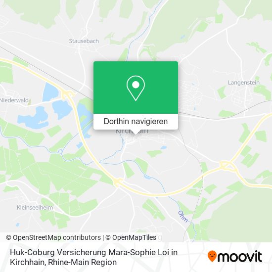 Huk-Coburg Versicherung Mara-Sophie Loi in Kirchhain Karte