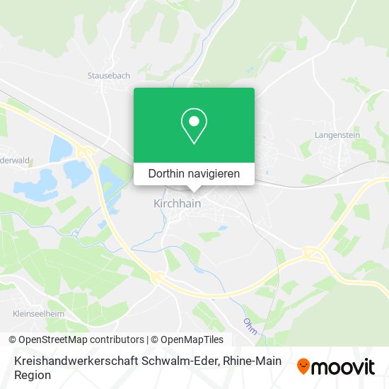 Kreishandwerkerschaft Schwalm-Eder Karte