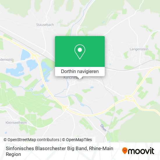 Sinfonisches Blasorchester Big Band Karte