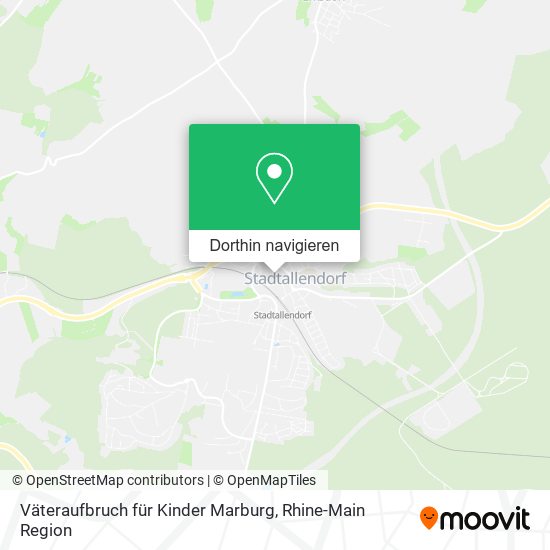 Väteraufbruch für Kinder Marburg Karte