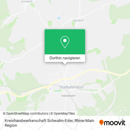 Kreishandwerkerschaft Schwalm-Eder Karte