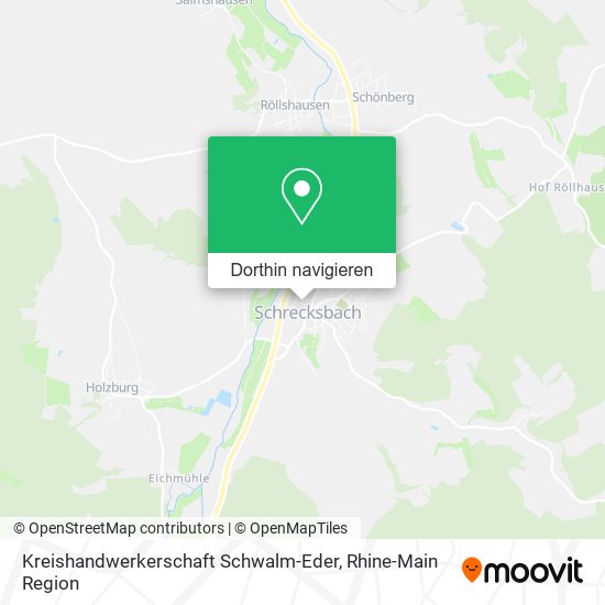 Kreishandwerkerschaft Schwalm-Eder Karte