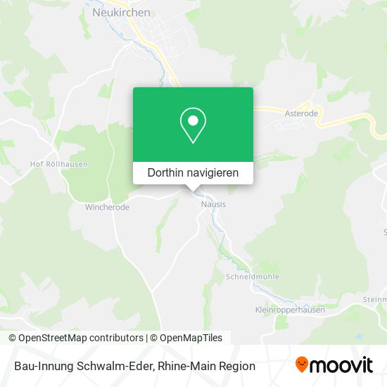Bau-Innung Schwalm-Eder Karte