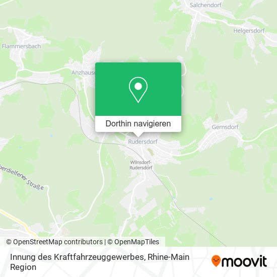Innung des Kraftfahrzeuggewerbes Karte