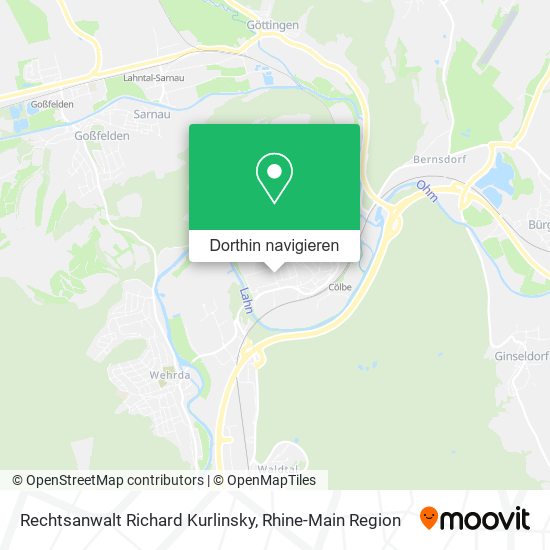 Rechtsanwalt Richard Kurlinsky Karte