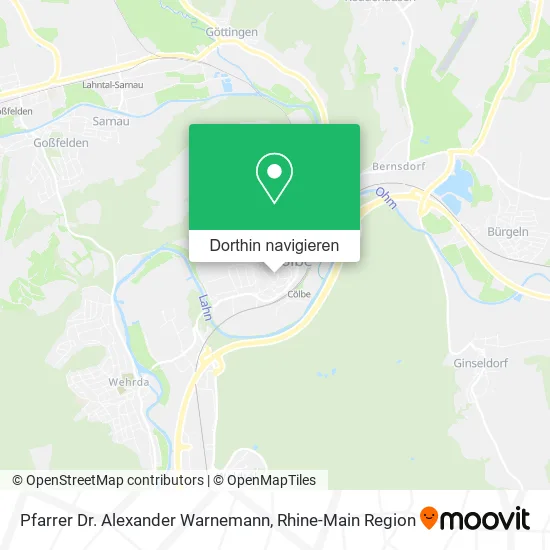 Pfarrer Dr. Alexander Warnemann Karte